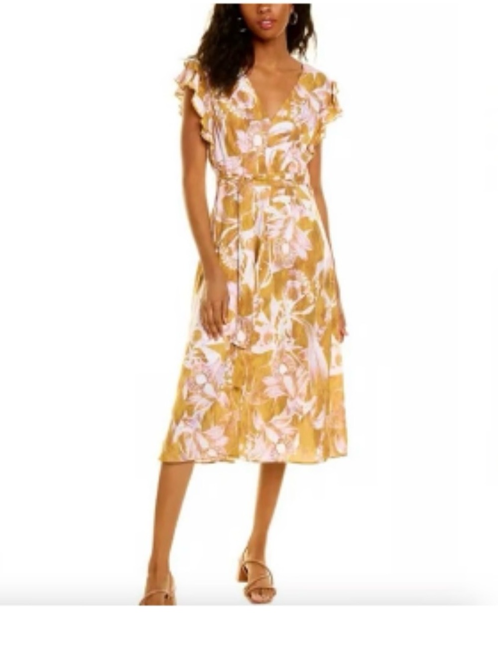 Atelier floral midi dress size 2